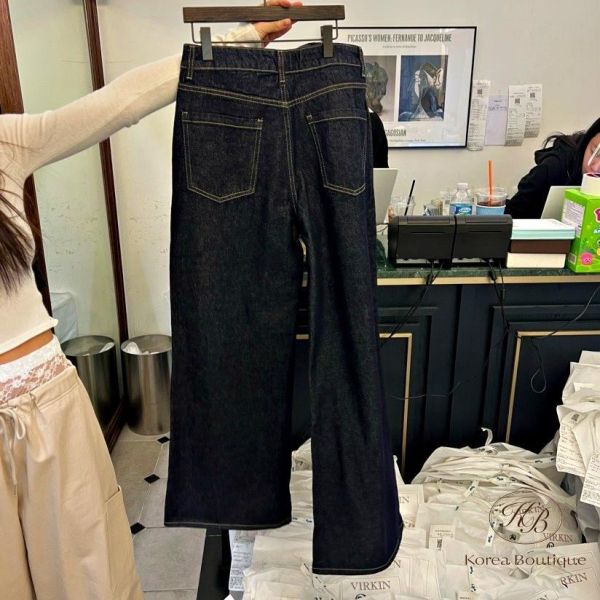 SS277 春季 原色丹寧運動設計牛仔褲 