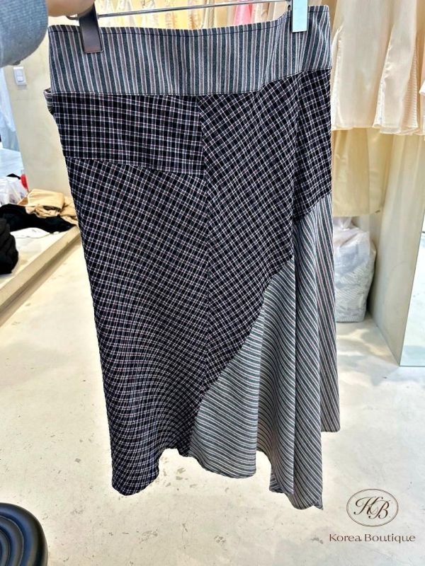 SS197 春季 拼接圖案的套裝 