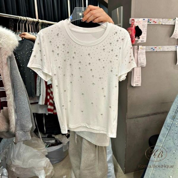 SS273 春季 鑽石 閃亮亮tee 