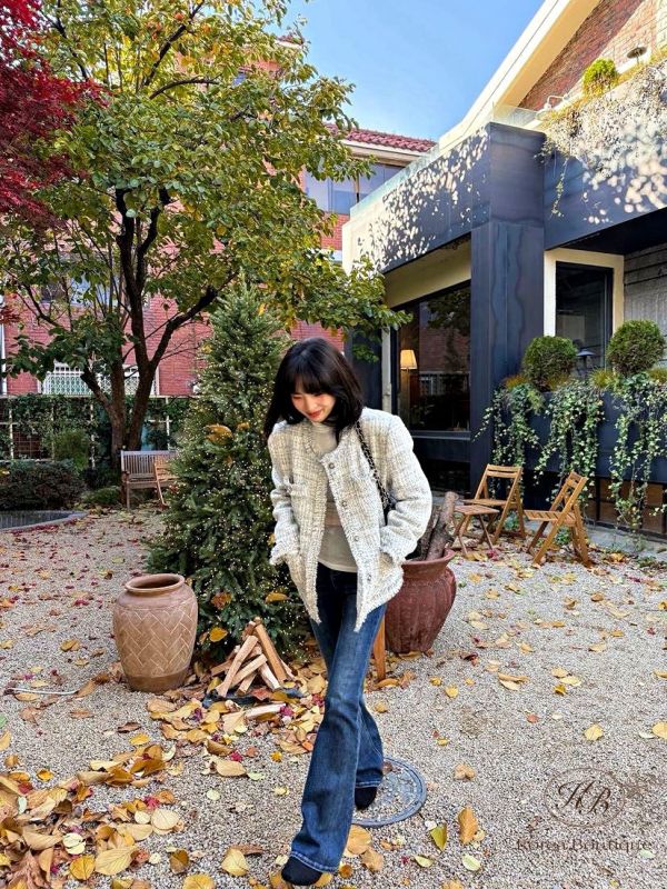 Fw484 冬季 經典小香外套 