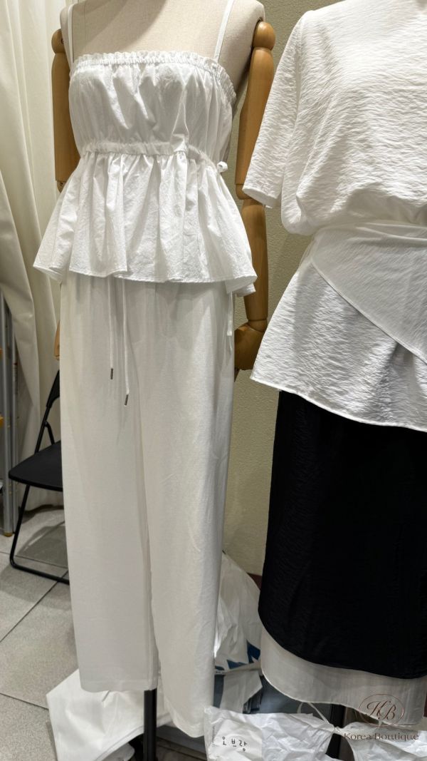 Kr20 夏裝 細肩帶娃娃裝套裝 