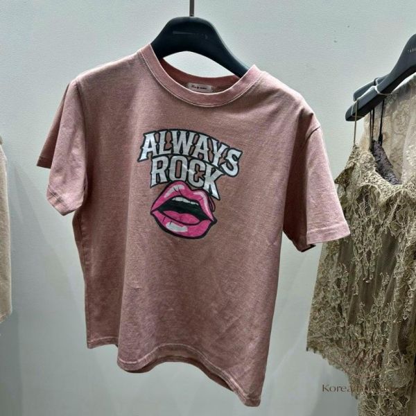 SS254 春季 自留超可愛嘴巴 tee 