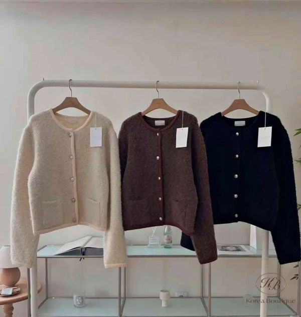 Fw411 秋季 簡約縫邊質感小香外套 