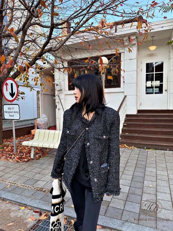 Fw484 冬季 經典小香外套 