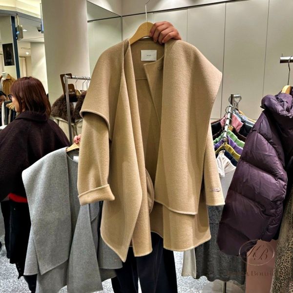 FWKR05 冬季 羊毛手工輕大衣 羊絨大衣 