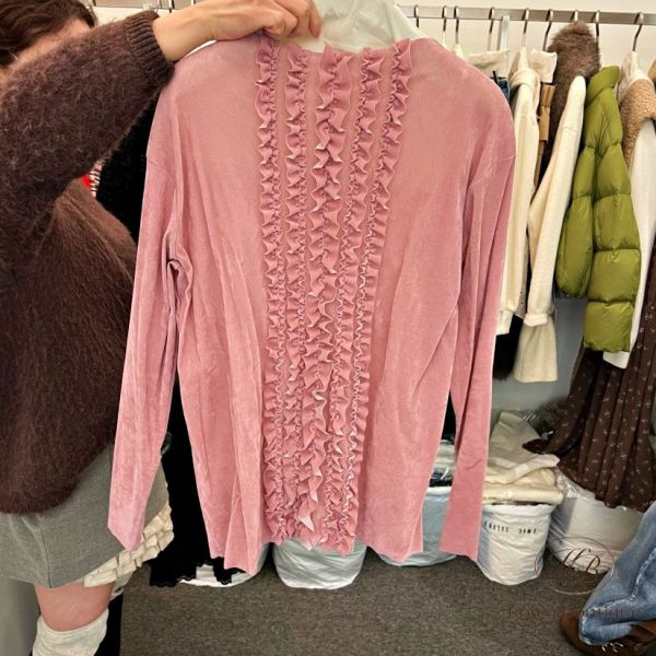 FWKR45 冬季 波浪天鵝絨上衣 