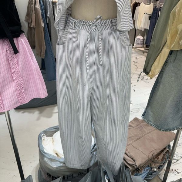 Spt52 春裝 糖霜條紋兩件式套裝 