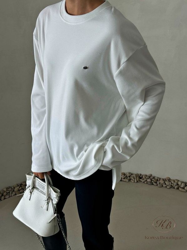 Fw374 秋季 簡約圓領上衣 