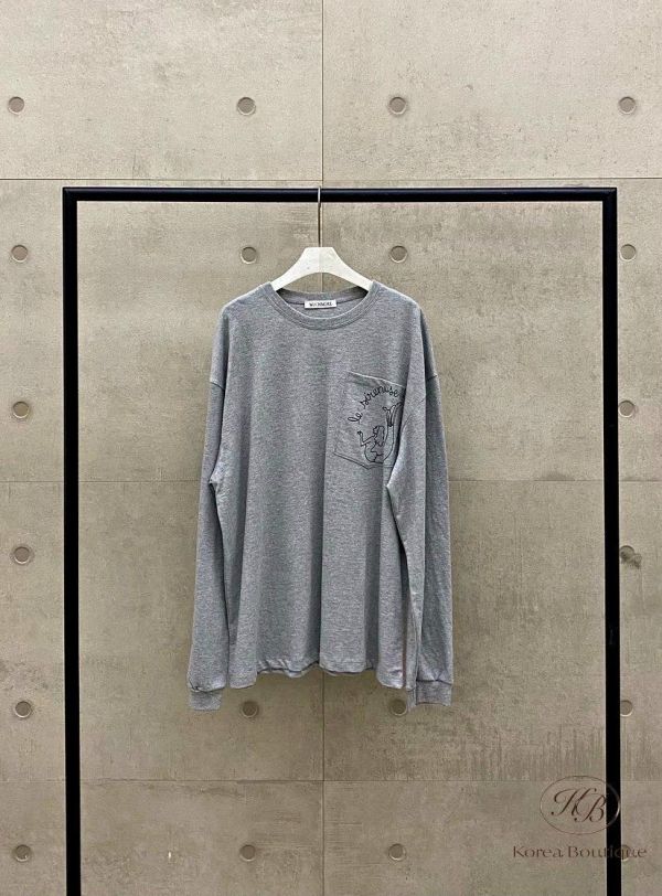 FW2760 秋季 口袋美人魚長版上衣 