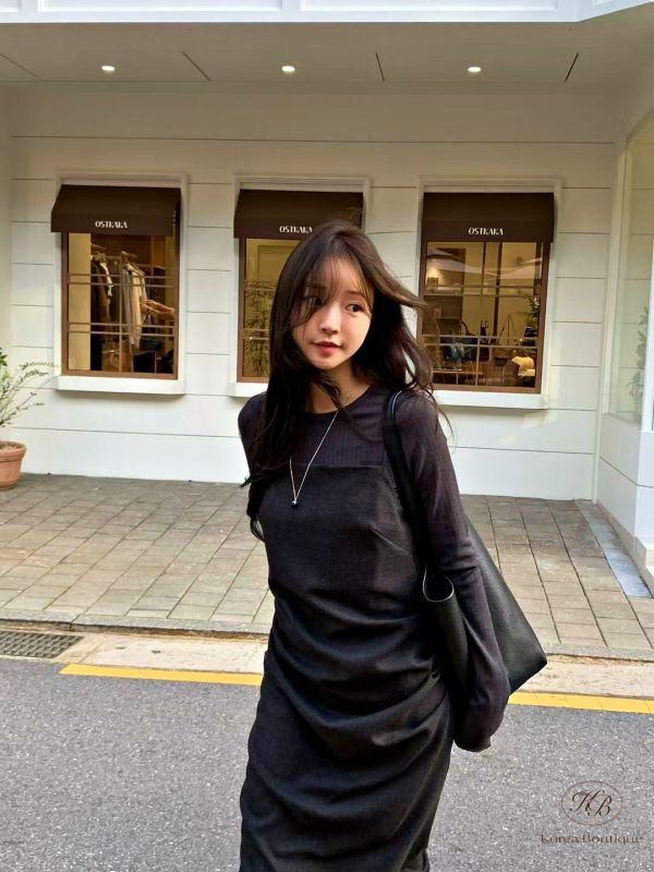 Fw227 秋季 抓皺背心洋裝 