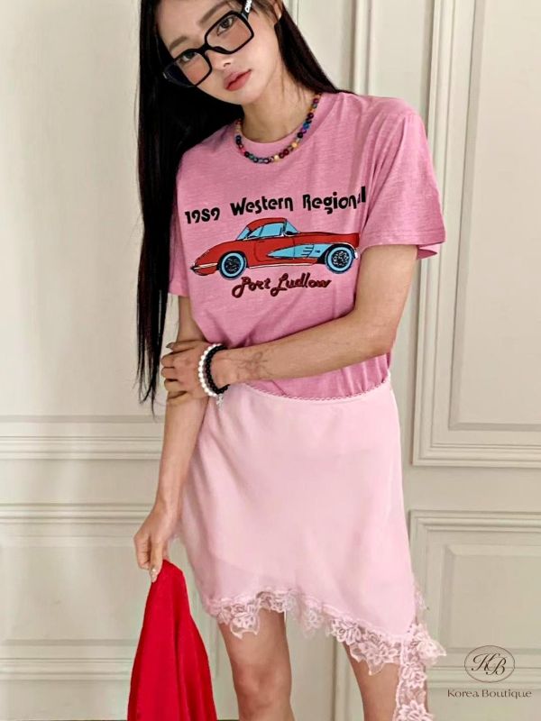 SS219 春季 彩色車車tee 