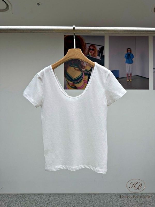 SS429 春季 V領素面上衣 