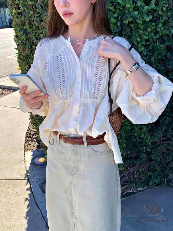 SS187 春季 超美簍空上衣 