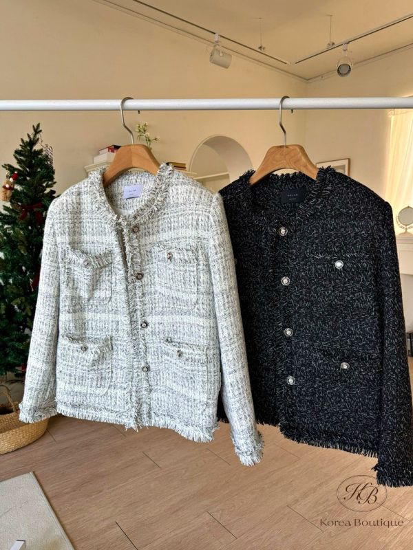 Fw484 冬季 經典小香外套 