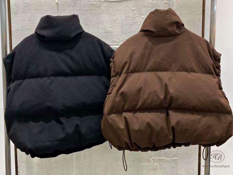 Fw456 冬季 澎澎鵝絨背心 