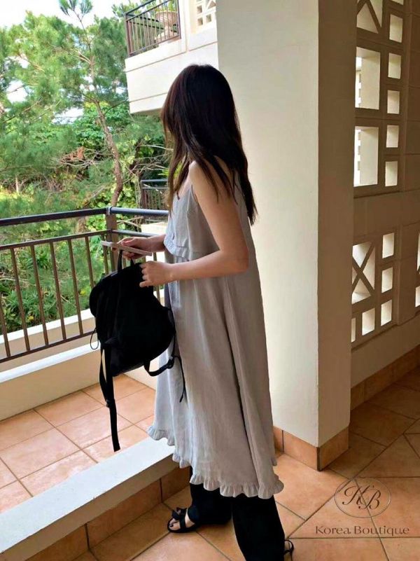 SS122 春季 清新背心洋裝 