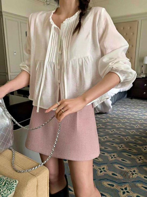 SS121 春季 清新氣質設計家罩衫 