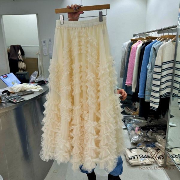 SS01 春季 春款超級浪漫層層紗裙 