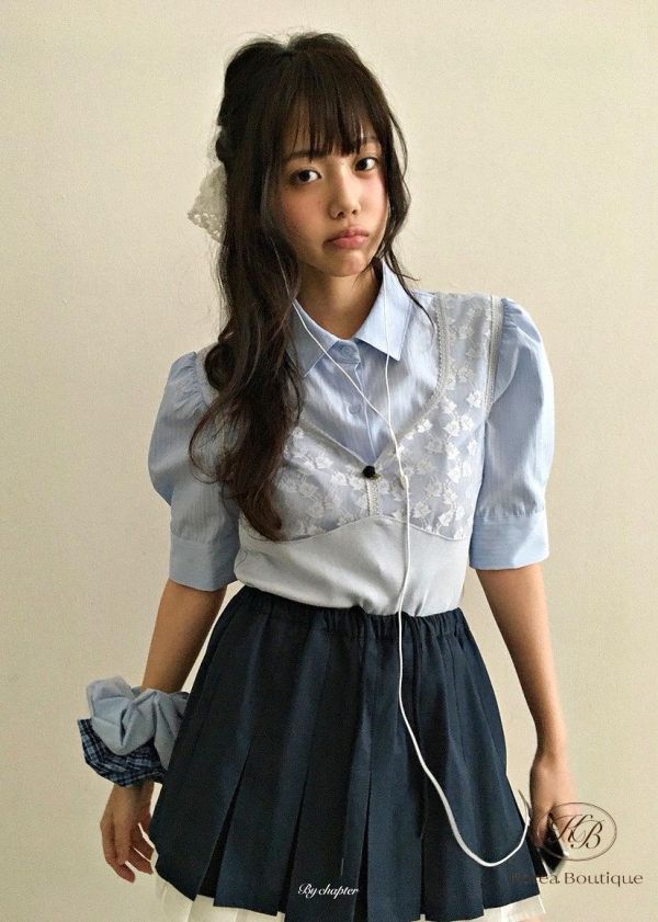 SS337 春季 蕾絲造型背心 