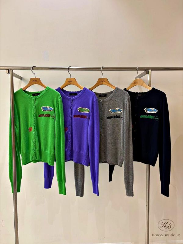 FW2628 秋季 童趣刺繡開襟外套 