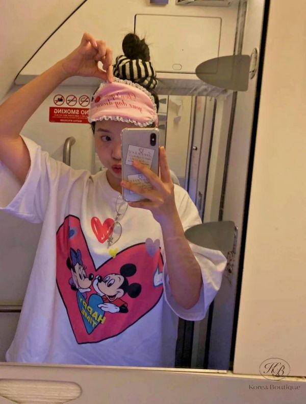 SS436 春季 愛心塗鴉米奇tee 