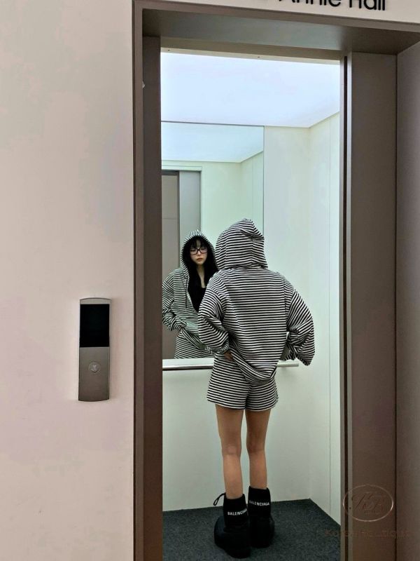 Fw156 秋季 條紋外套套裝 