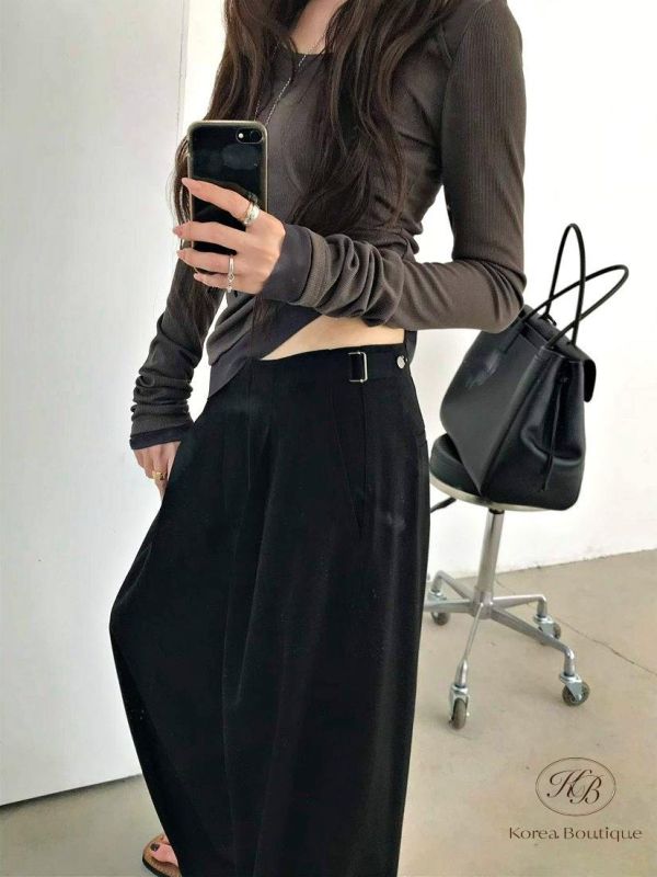 FW2716 秋季 彈性棉挖領上衣 