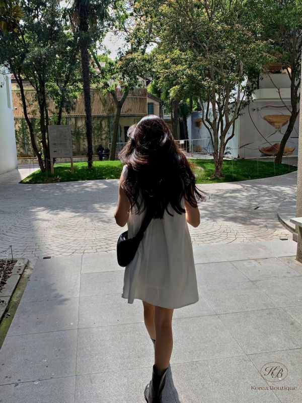 SS394 春季 夏季簡約背心洋裝 