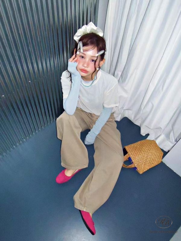 SS169 春季 附腰封設計的牛仔褲 