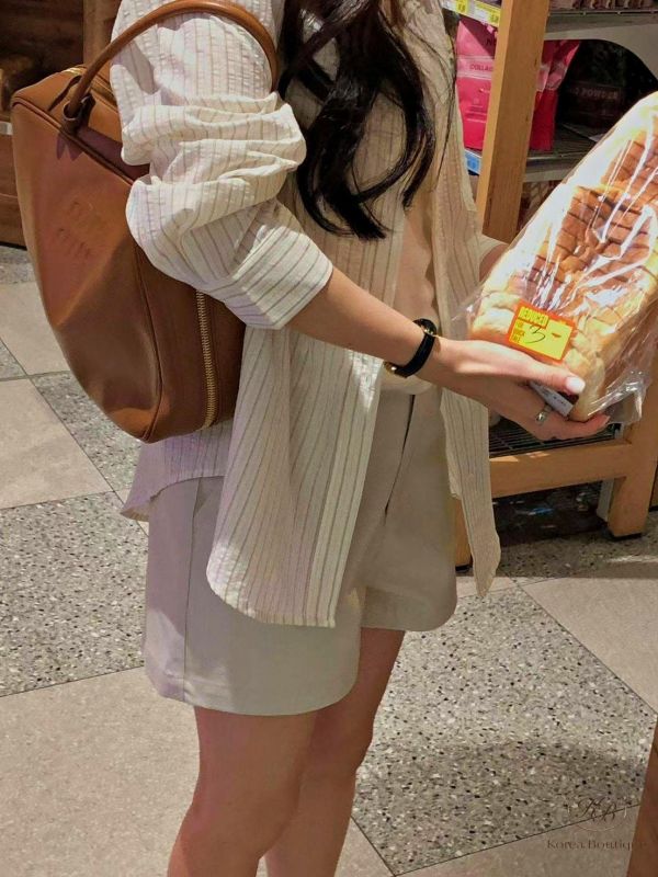 SS392 春季 質感A字短褲 