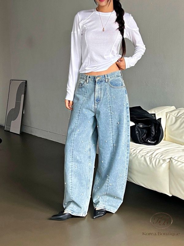 Fw342 秋季 珍珠繭型褲 