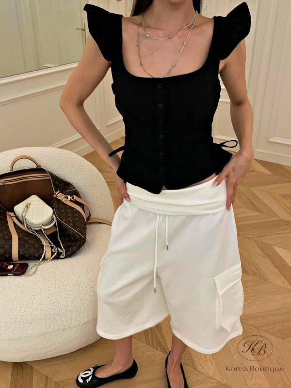 SS393 春季 小飛袖微辣上衣 