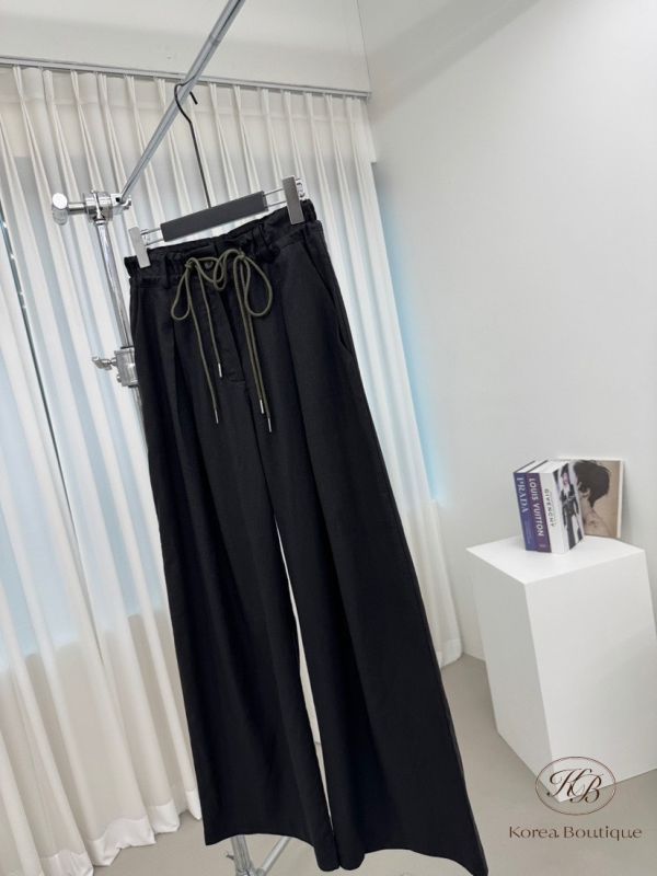 Su04 夏裝 舒服的綁帶亞麻褲 非常親膚 