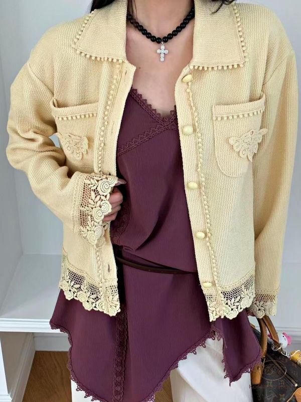 SS220 春季 好美小細節也很多的針織外套 