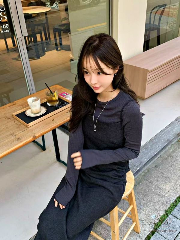 Fw227 秋季 抓皺背心洋裝 