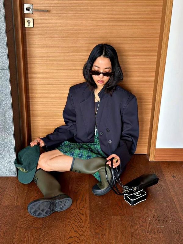 SS346 春季 好好看的格子洋裝 