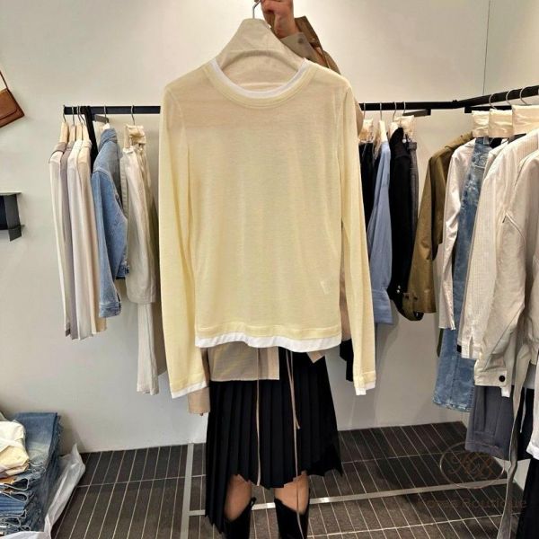 SS209 春季 假兩件彈性上衣 