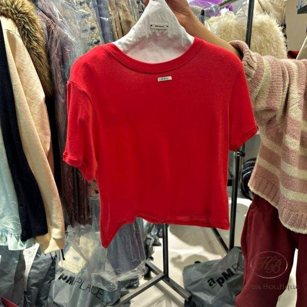 SS142 春季 彈性好材質也舒服的短袖上衣 顏色選擇多 