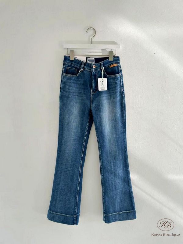 SS225 春季 有彈性的喇叭褲 