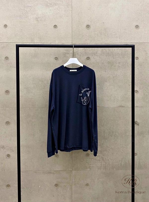 FW2760 秋季 口袋美人魚長版上衣 