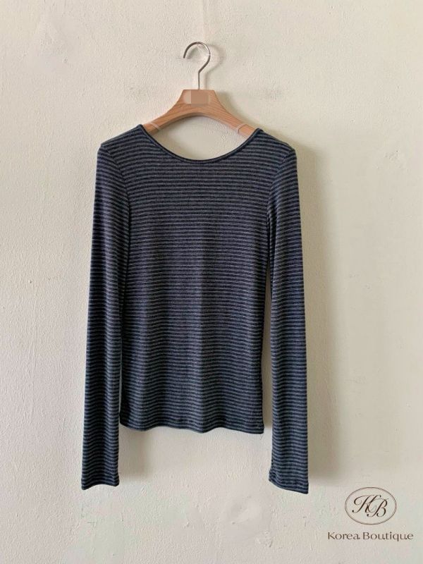Fw182 秋季 圓領挖背上衣 