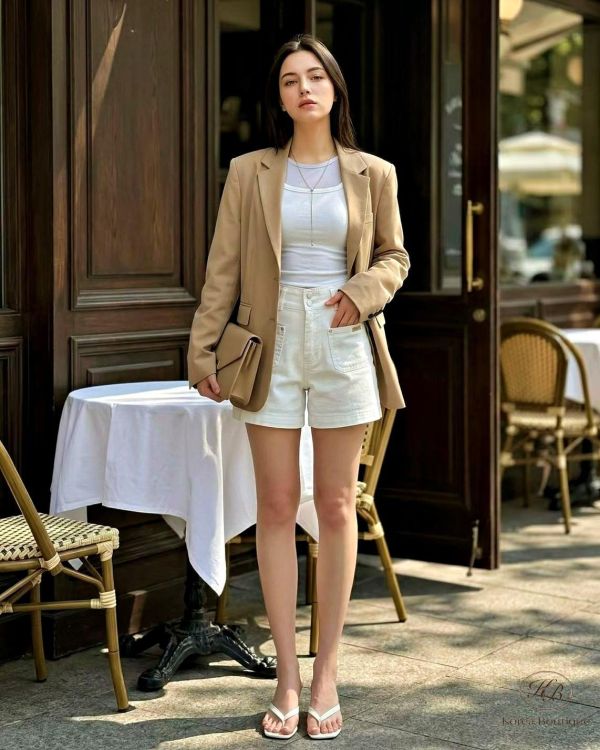 SS343 春季 口袋短褲 