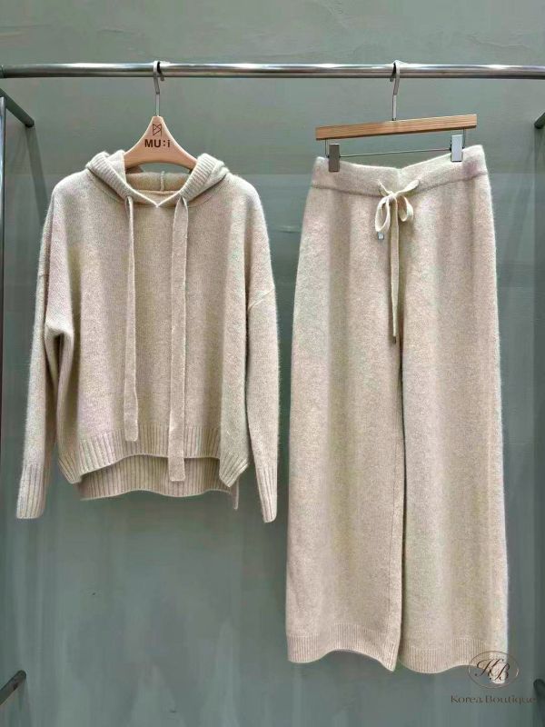 Fw394 秋季 經典款 長期熱賣 針織套裝 四色 