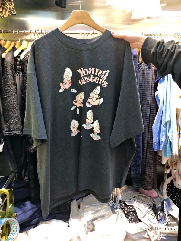 Fw253 秋季 客人點菜款 牡蠣寶寶tee 