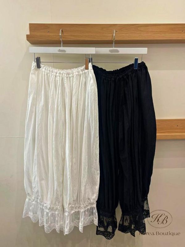 SS565 夏季 好美的蕾絲邊褲 