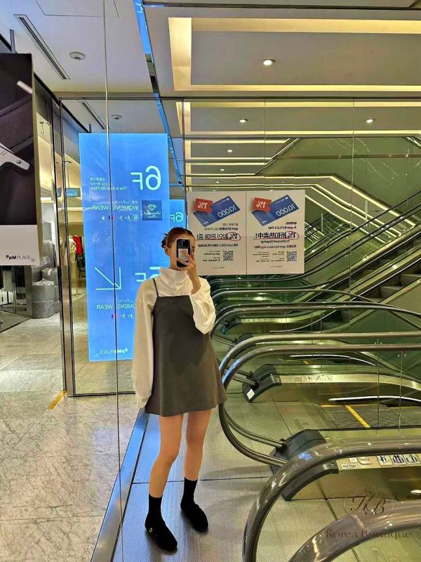 Fw295 秋季 背心洋裝 