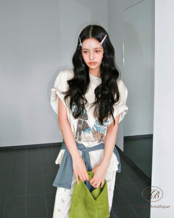 FW2706 秋季 可愛墨鏡狗狗tee 