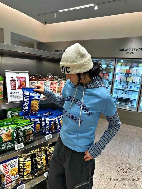 SS18 春季 春款可愛顏色字母holiday tee 