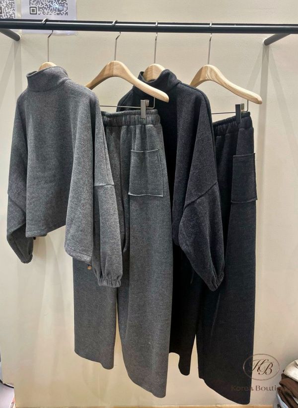 FWKR24 冬季 絨毛感束口套裝 