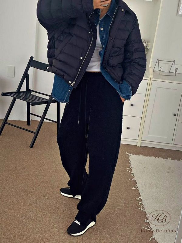 FWKR93 冬季 紋路很美的休閒長褲 